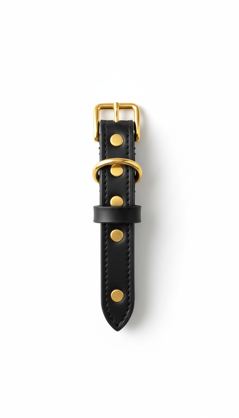 Classic Leather Dog Collar